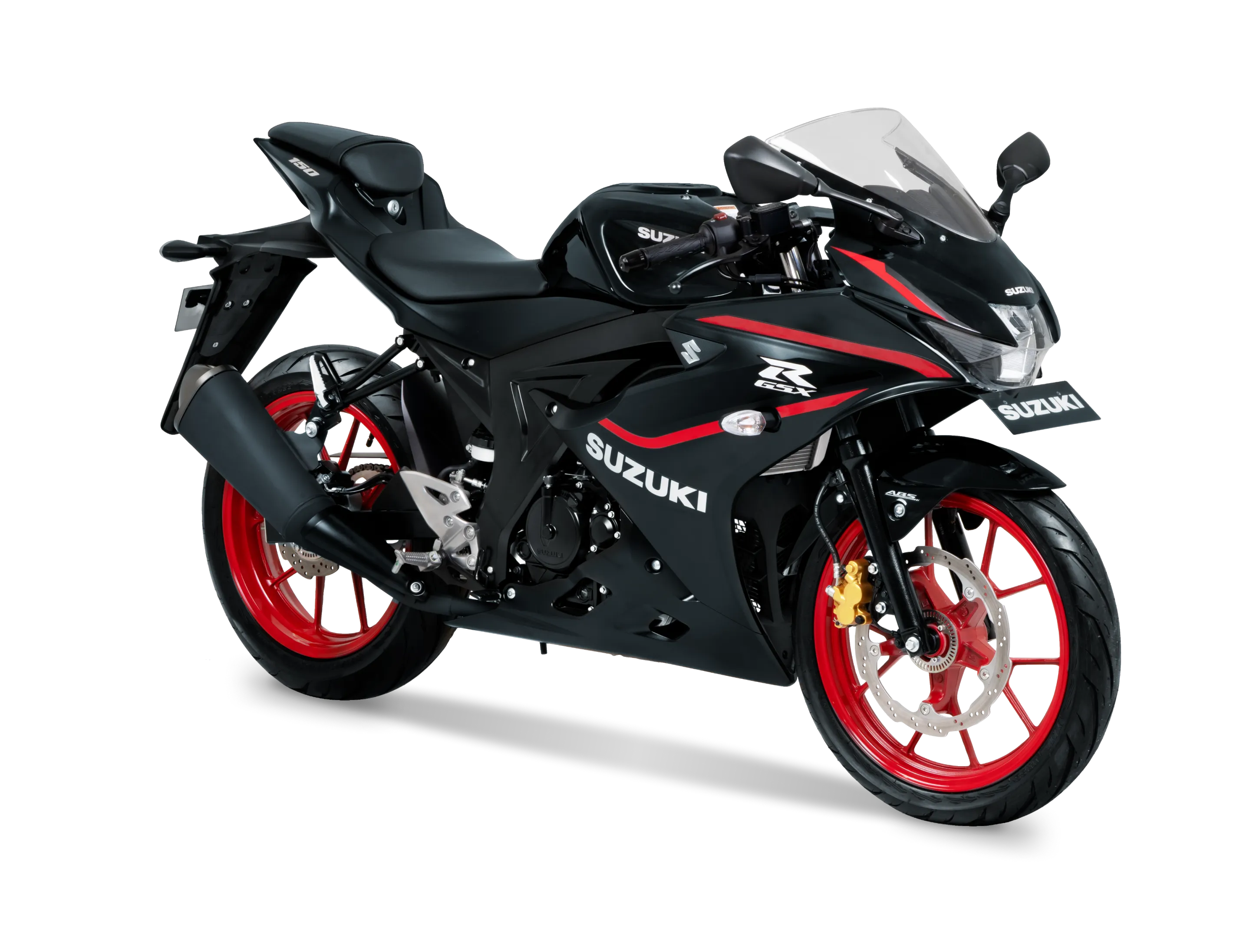GSX-R150 - Warna TITAN BLACK-ROUGE RED CW