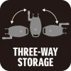 THREE-WAY STORAGE