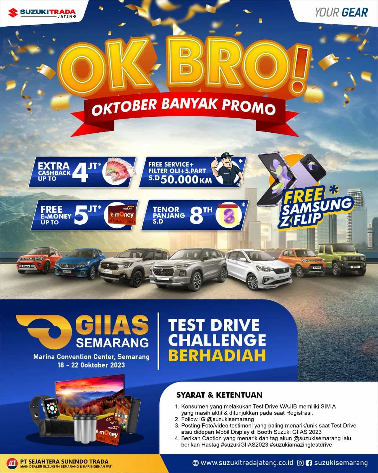 Boyong Kendaraan Hybrid Suzuki Beri Cashback Besar Untuk Meriahkan Giias Semarang 2023