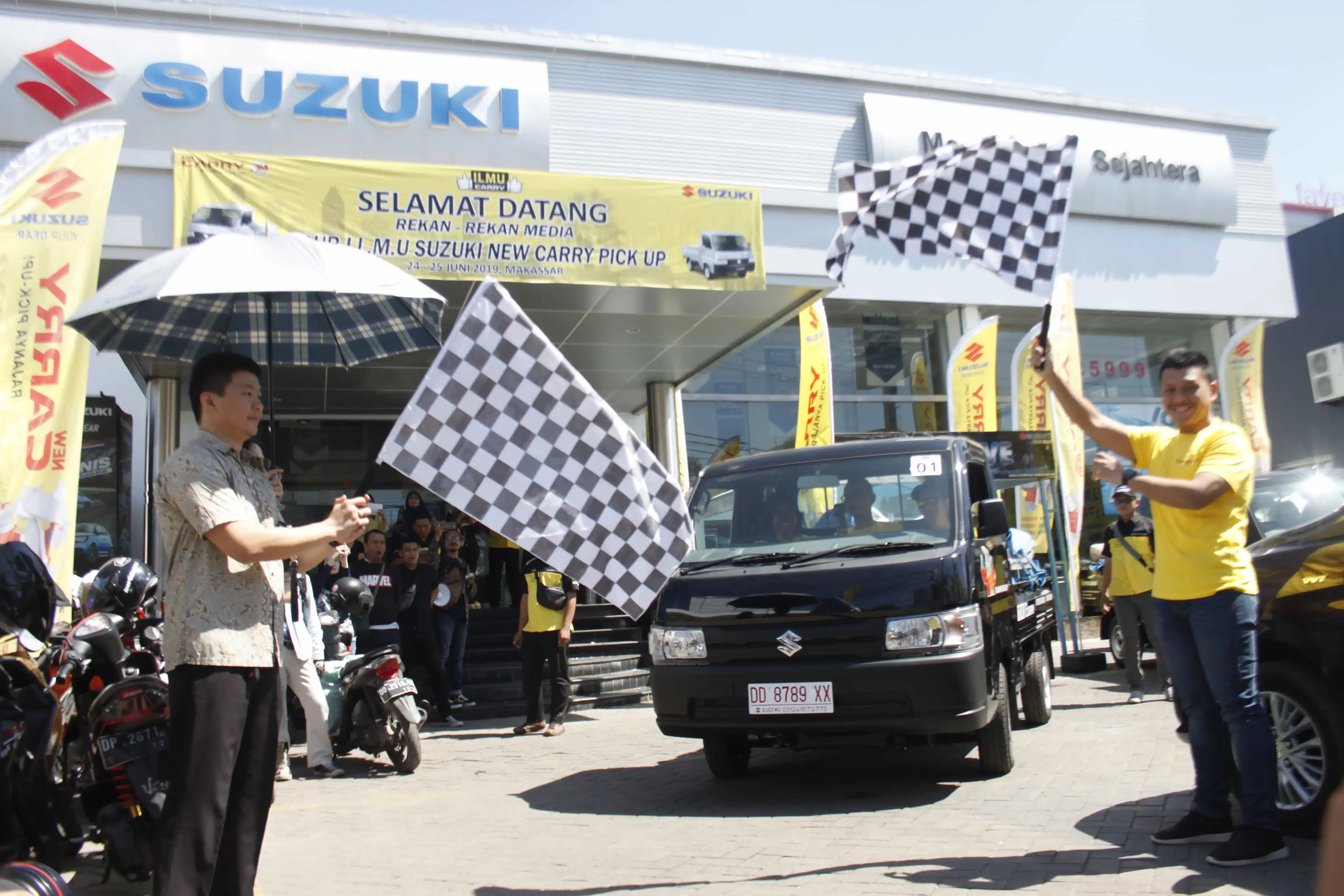 Suzuki Ajak Jurnalis Uji Performa New Carry Pick Up Di Makassar
