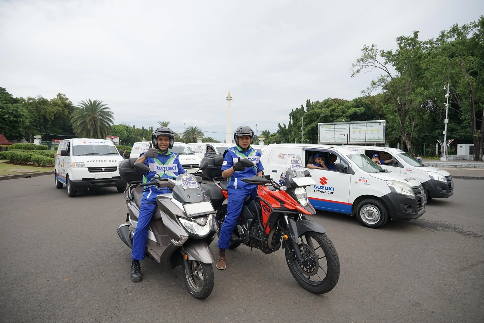 Suzuki Layani Pemudik Suzuki Bengkel Siaga Hadir Di 70 Titik Sepanjang Sumaterajawa Bali Kalimantan Hingga Sulawesi